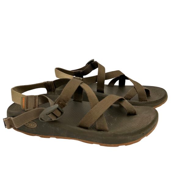 Chaco Men's Z/2 Lowdown Classic Moss Green Sandals Size 11 - Picture 1 of 9